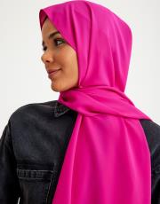 ipek krep şal fuşya