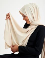 ipek krep şal krem 4