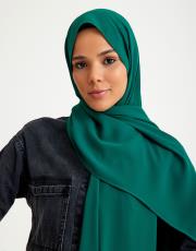 ipek krep şal yeşil 3