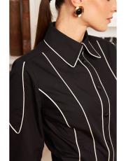 koton biye detay gömlek siyah 2