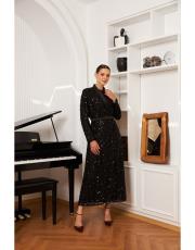 payetli ceket abiye siyah 3