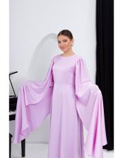 kolu pelerin abiye lila