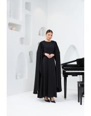 kolu pelerin abiye siyah 4