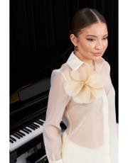 organze gömlek bej 2