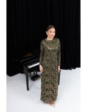 kasnak işi abiye yağ yeşil 2