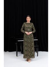 kasnak işi abiye yağ yeşil 3