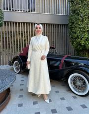 dantelli zarif abiye ekru 2