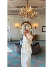 çıtçıtlı tensel  takım ekru 3