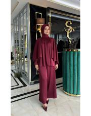 abraham pelerin abiye  bordo