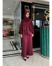 abraham pelerin abiye  bordo 3