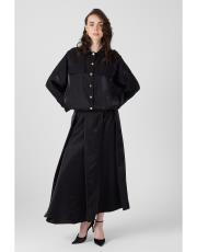 tensel bomber ceket takım siyah 4