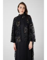 güneş ceket takım  siyah