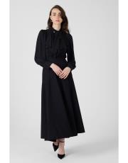 fırfırlı gömlek siyah 3