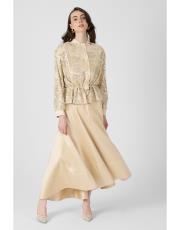 alya parçalı etek bej 2