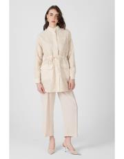 zarif dantel ceket  bej 2