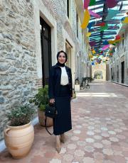 ceket etek takım lacivert