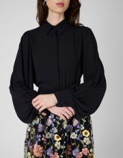 balon kol gömlek siyah 2