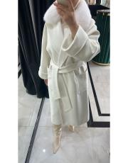 kürklü kaşe kaban ekru 2