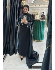 crystal abiye siyah