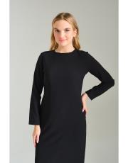 kalem elbise siyah