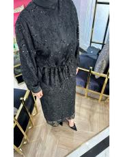 zarif taşlı takım siyah 2