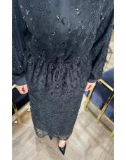 zarif taşlı takım siyah 3