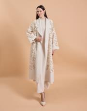 güpür abaya bej 4