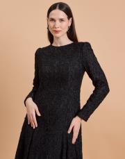 zincir dantel abiye siyah