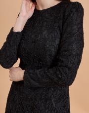 zincir dantel abiye siyah 2