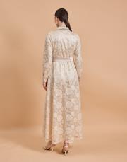 gül payet elbise bej 5