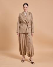 şalvar pantolon takım camel 2