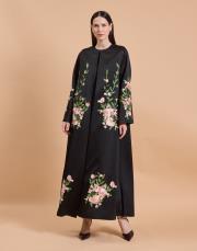 rose abaya siyah 2