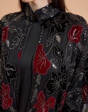 manolya tek abaya siyah 3