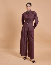 denim pantolon takım bordo 3