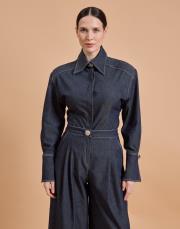 denim pantolon takım lacivert