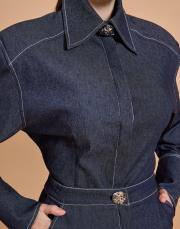 denim pantolon takım lacivert 4