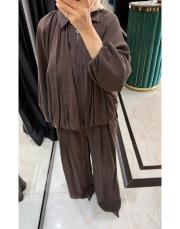 büzgü tensel takım kahverengi 3