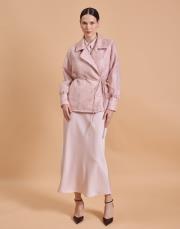 jakar kruvaze ceket pudra 2