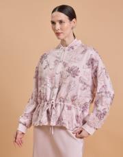 nilüfer bomber ceket takım pudra