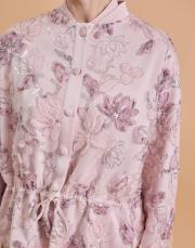 nilüfer bomber ceket takım pudra 4