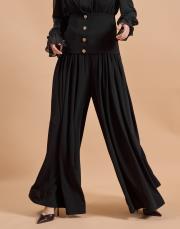 pilise pantolon etek siyah 2