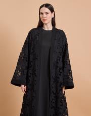 güpür abaya siyah