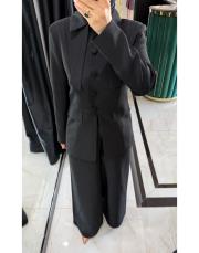 orkide krep takım siyah 2