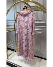 nefs-i abaya takım pembe
