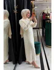 kristal payet abiye ekru 3